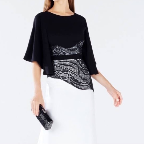 BCBGMaxAzria Black and White Dress - Picture 4 of 11